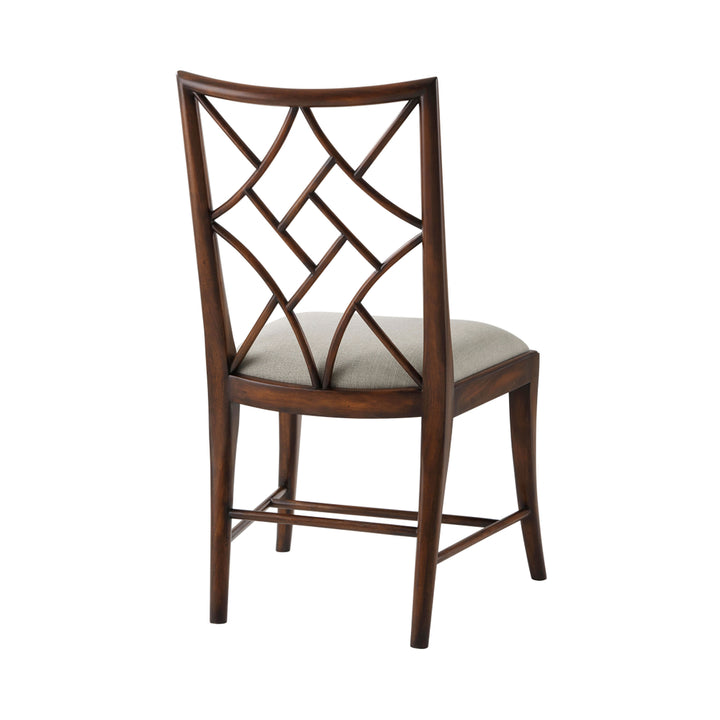 A Delicate Trellis Side Chair