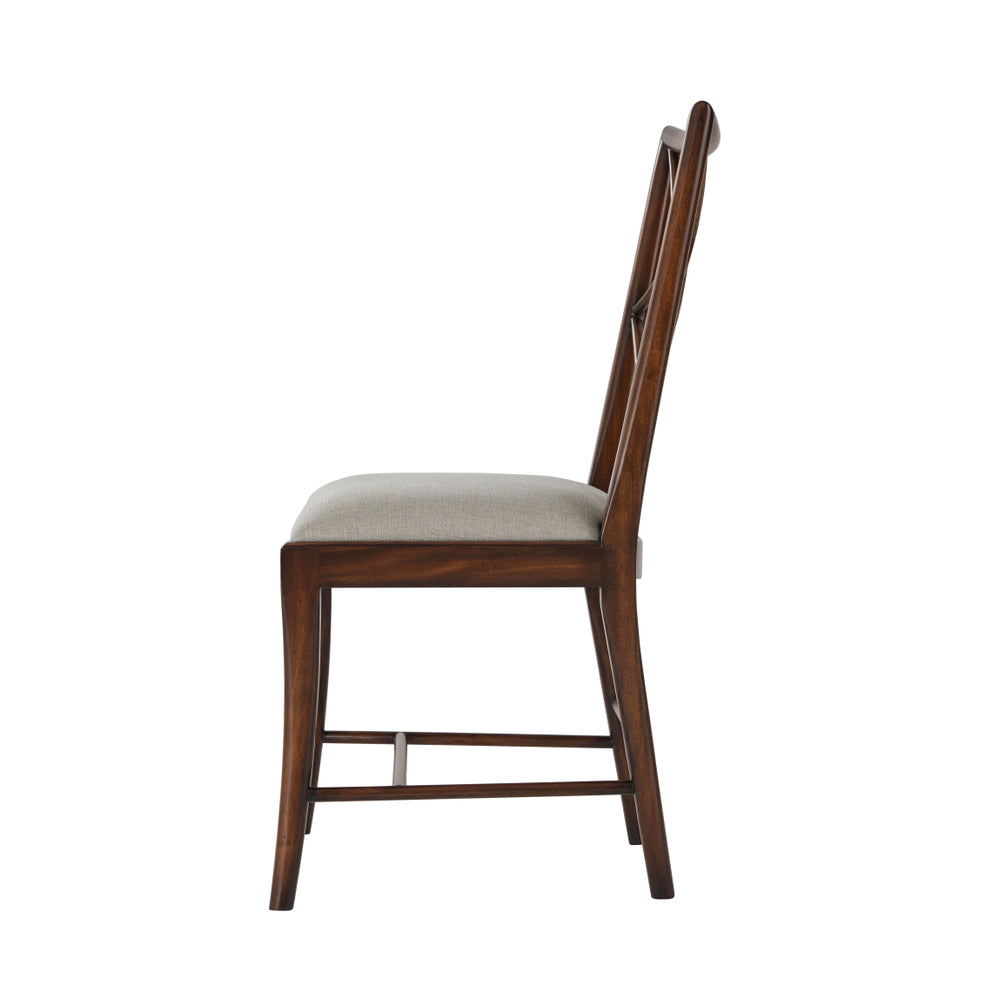 A Delicate Trellis Side Chair