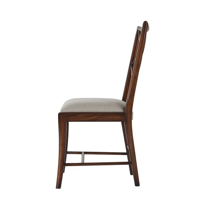A Delicate Trellis Side Chair