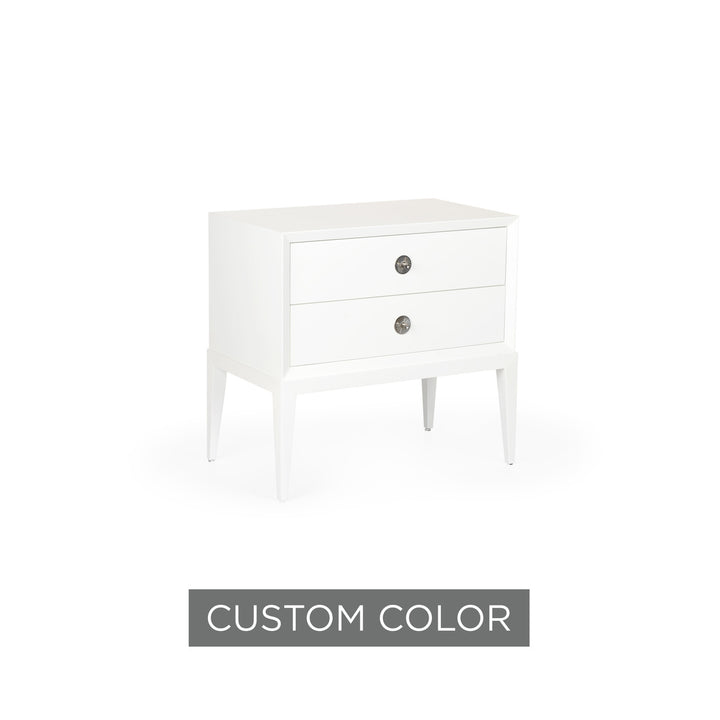 Beveled Side Chest 2 Drawers