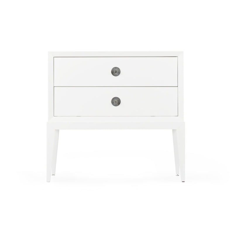 Beveled Side Chest 2 Drawers