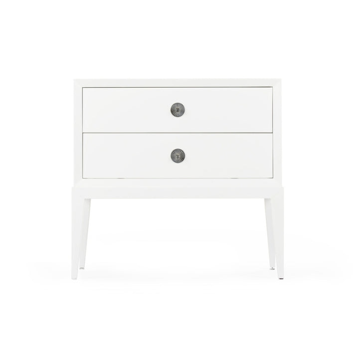 Beveled Side Chest 2 Drawers