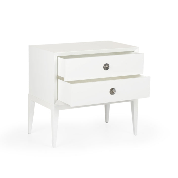 Beveled Side Chest 2 Drawers