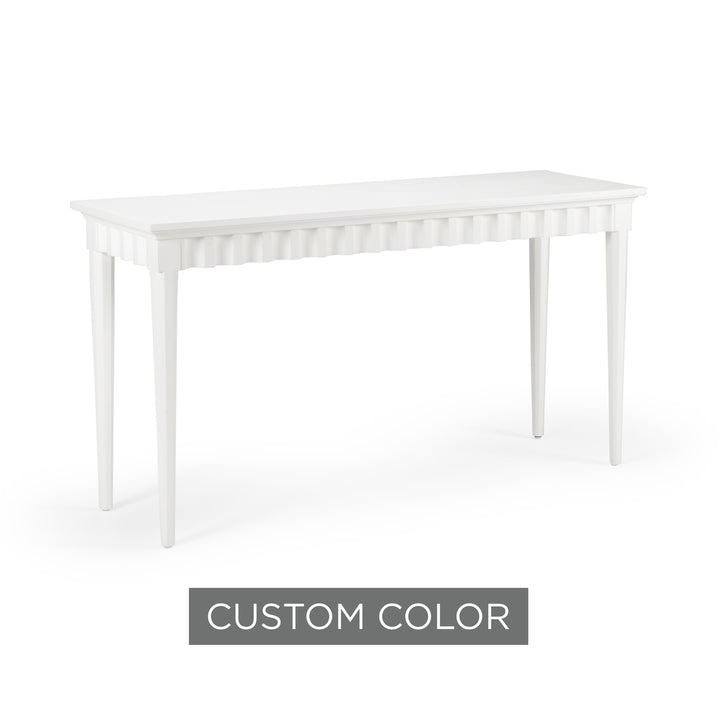 Scalloped Console
