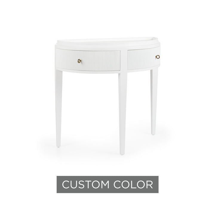 Cottage Demilune Console