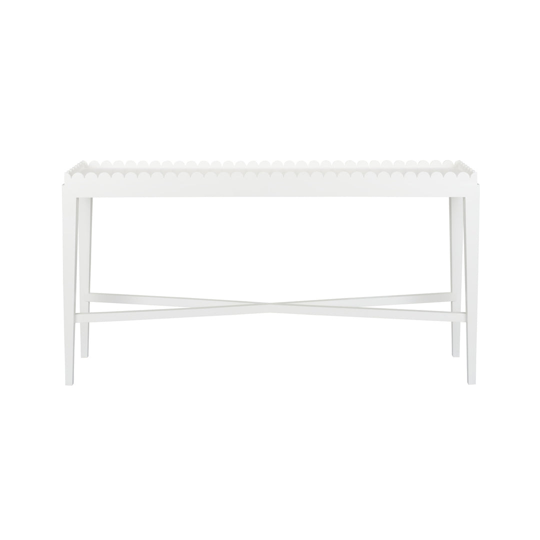 Scallop Console Table