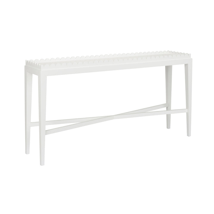 Scallop Console Table