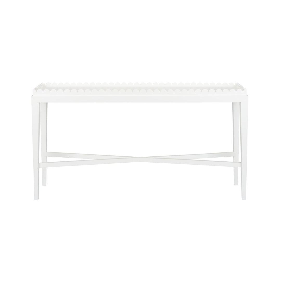 Scallop Console Table