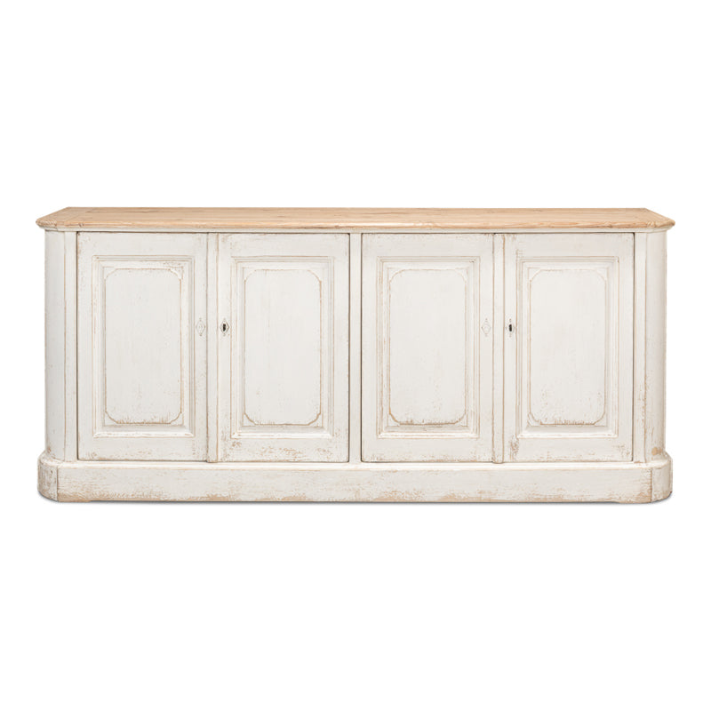 Antique Whitewash Sideboard