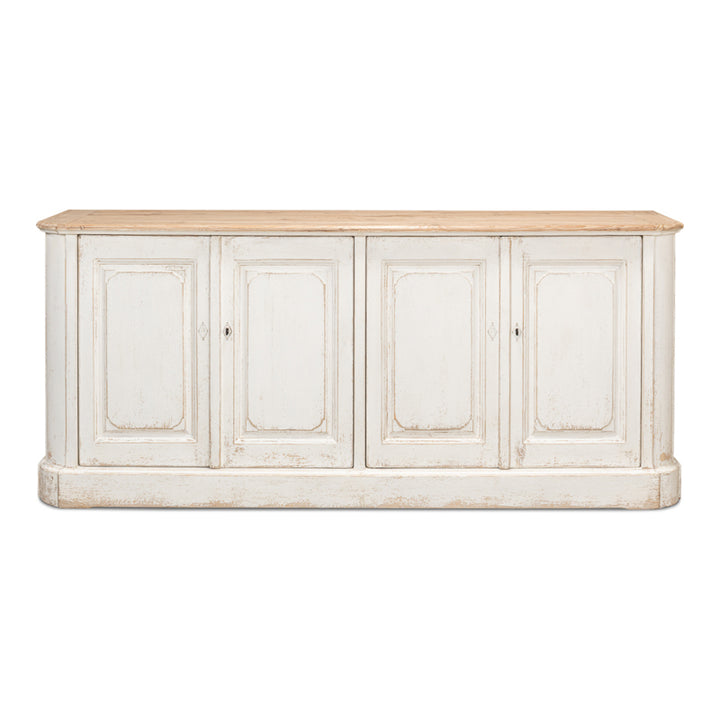Antique Whitewash Sideboard