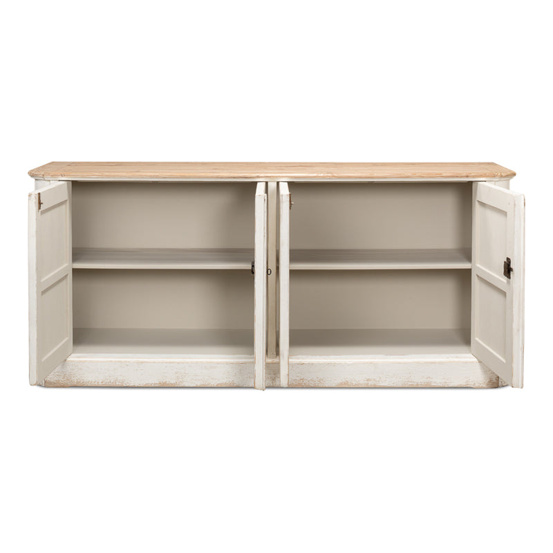 Antique Whitewash Sideboard
