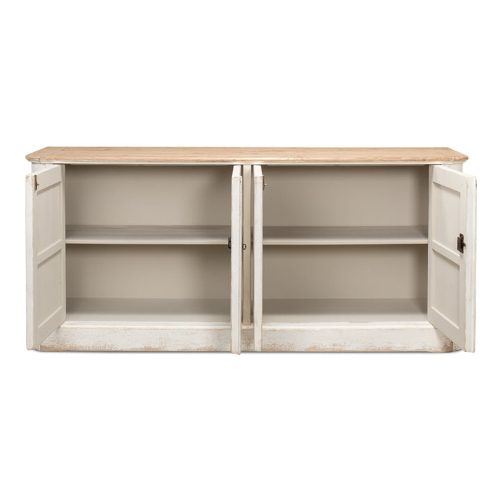Antique Whitewash Sideboard
