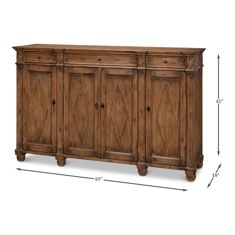 Diamond Wall Sideboard