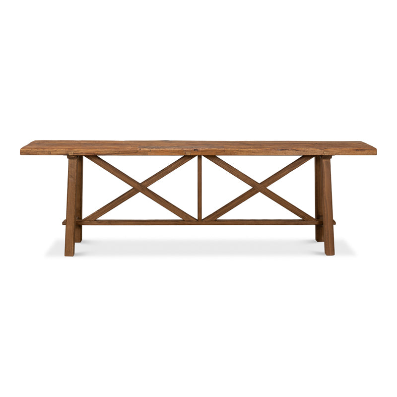 Double X Base Sofa Table