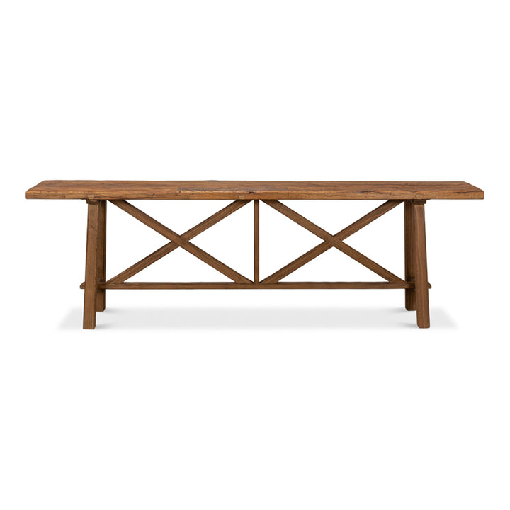 Double X Base Sofa Table