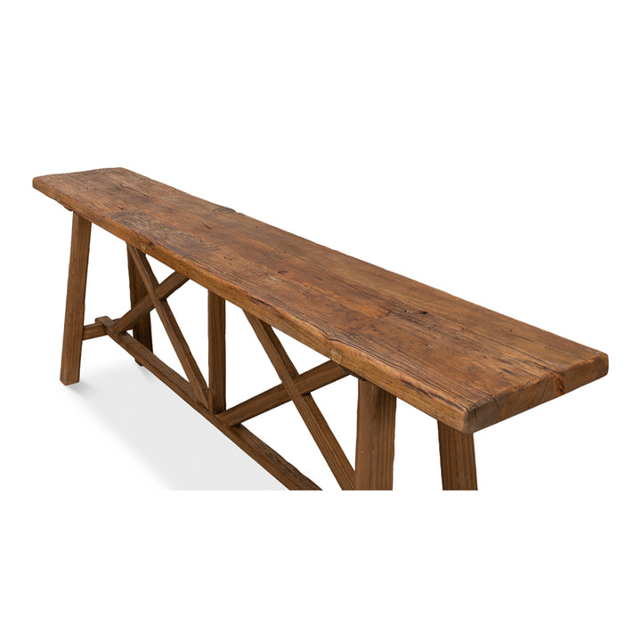 Double X Base Sofa Table
