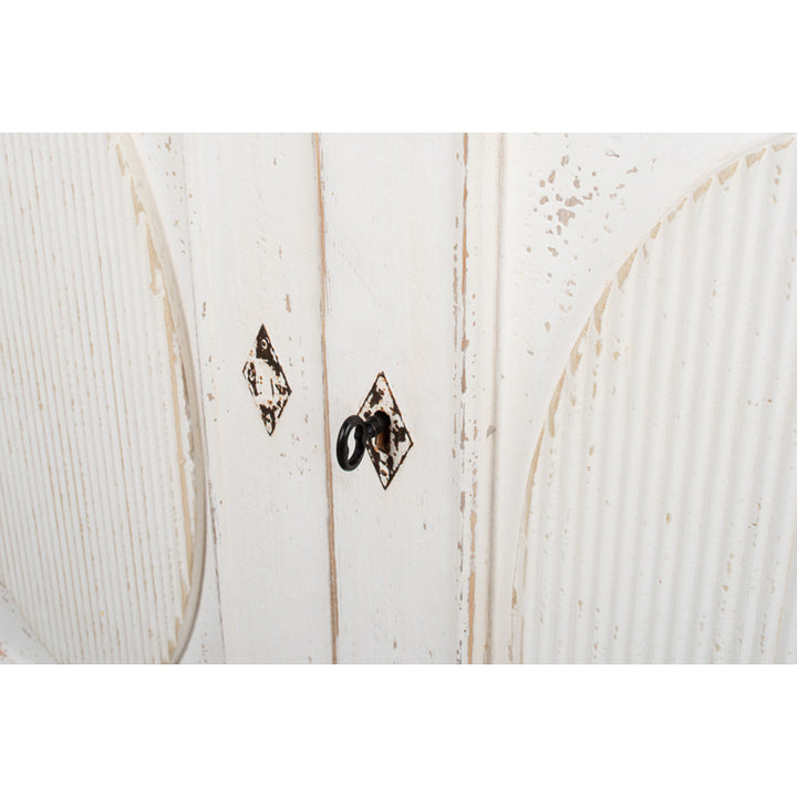 Whitewash Ribbon Sideboard