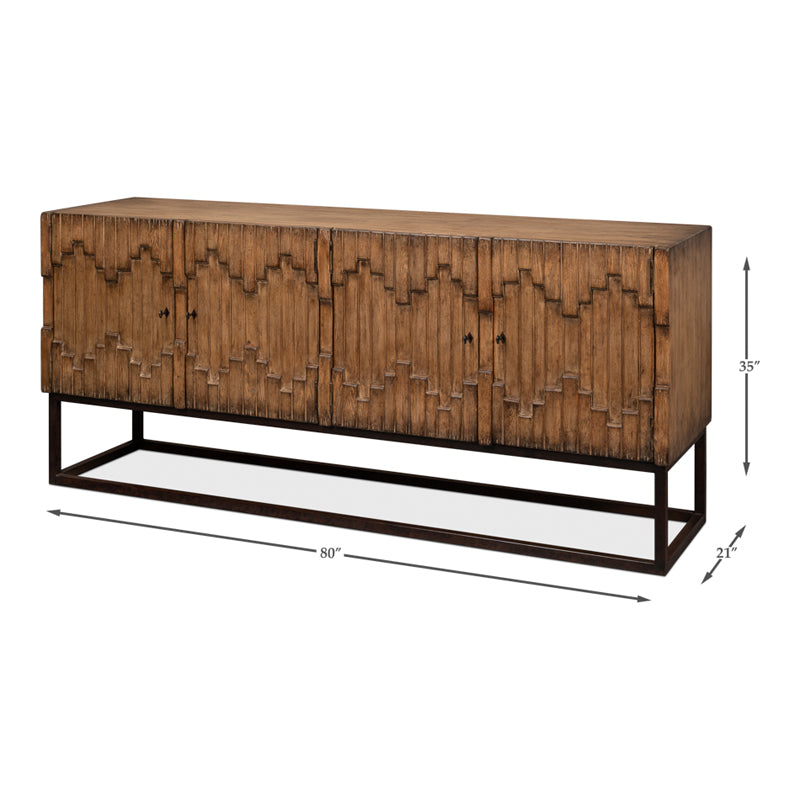 Aztec Sideboard On Stand