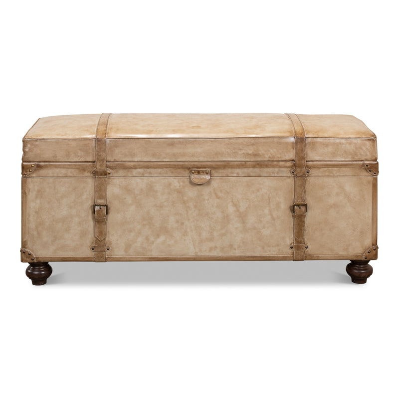 Leather Trunk/Bench