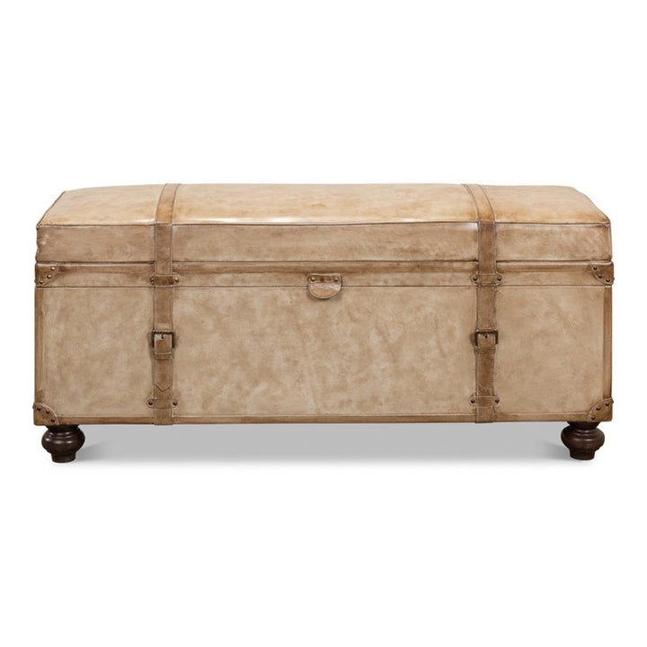Leather Trunk/Bench
