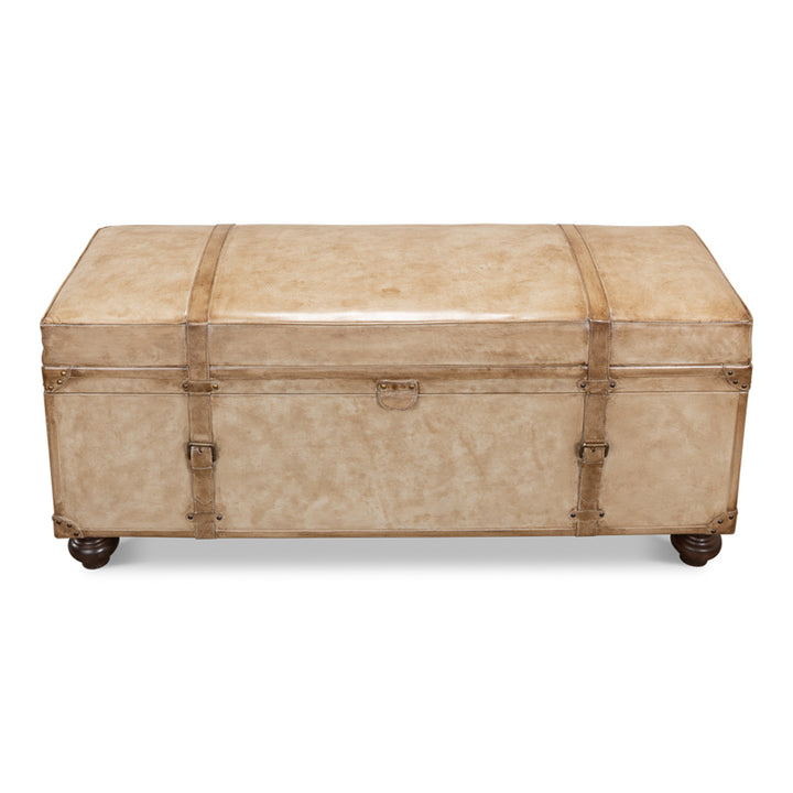 Leather Trunk/Bench