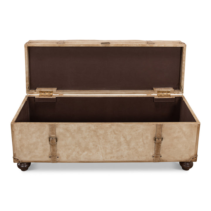 Leather Trunk/Bench
