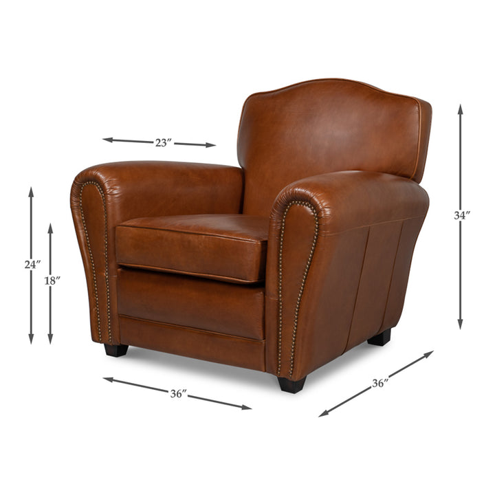 Elite French Club Chair