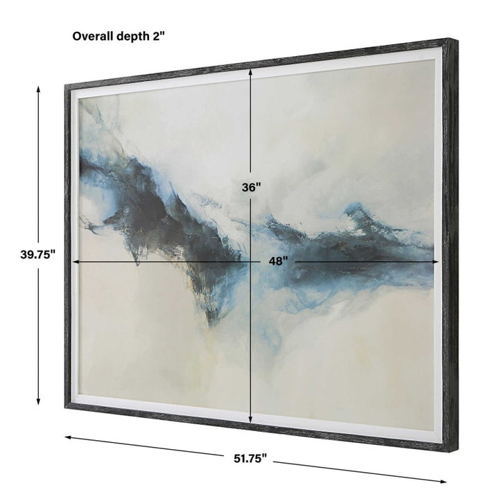 Terra Nova - Abstract Framed Print - Beige