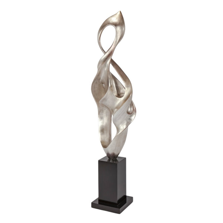 Worn Old World Silver Sculpture