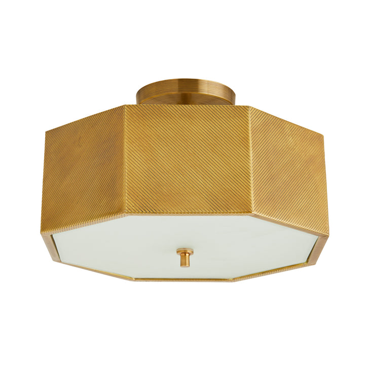 Grespan Two Light Semi-Flush Mount