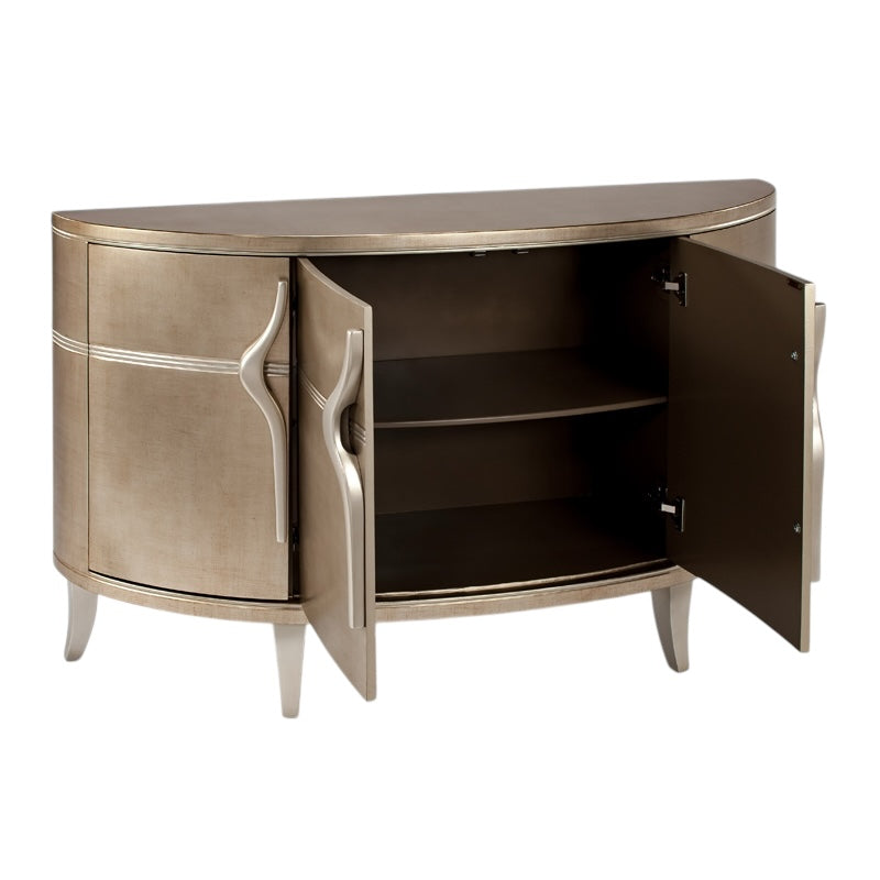 Variations Of Champagne Console Table