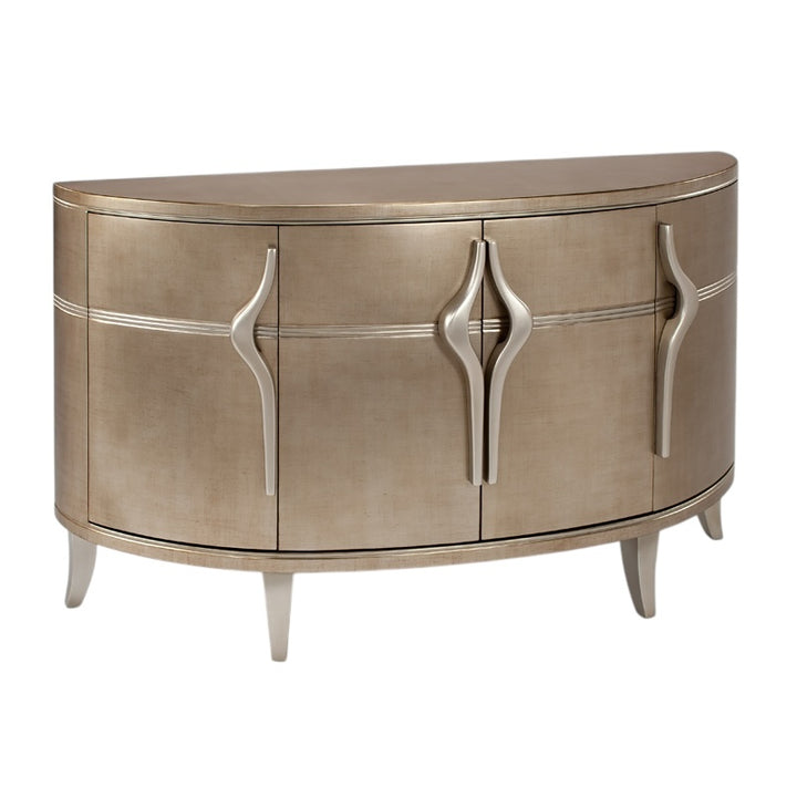 Variations Of Champagne Console Table