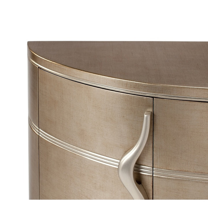 Variations Of Champagne Console Table