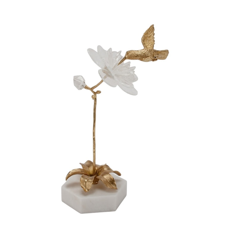Brass Flower Scupture