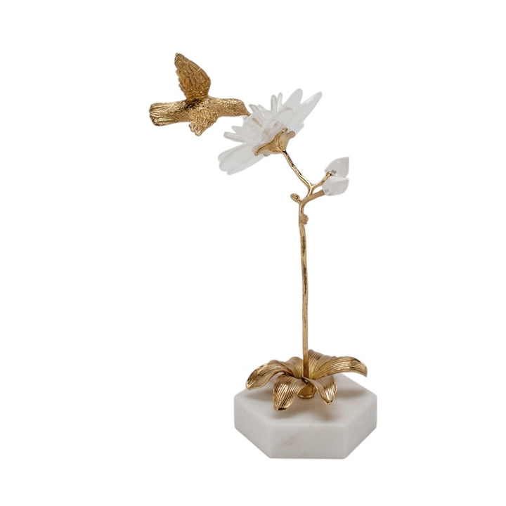 Brass Flower Scupture