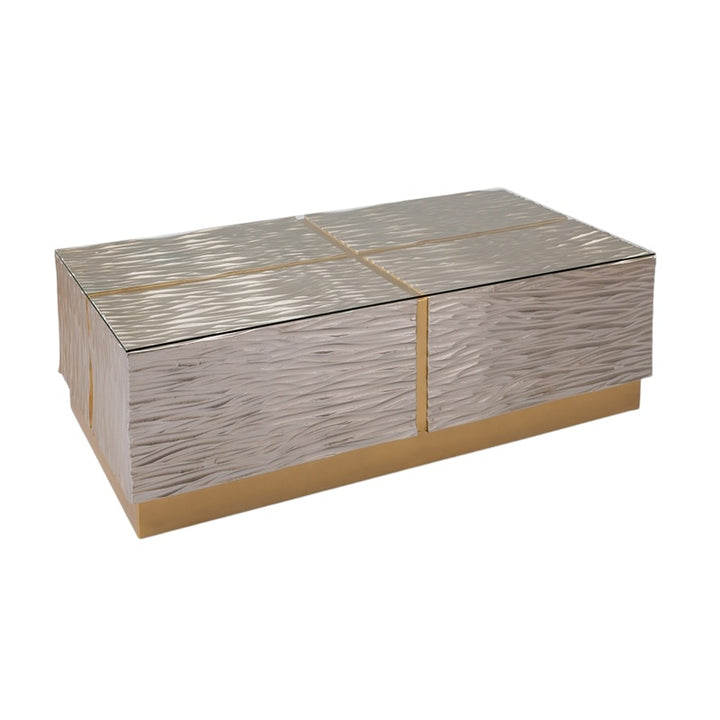 Deeply Rippled Cocktail Table