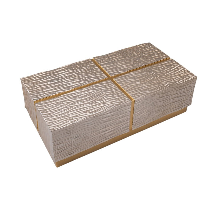 Deeply Rippled Cocktail Table