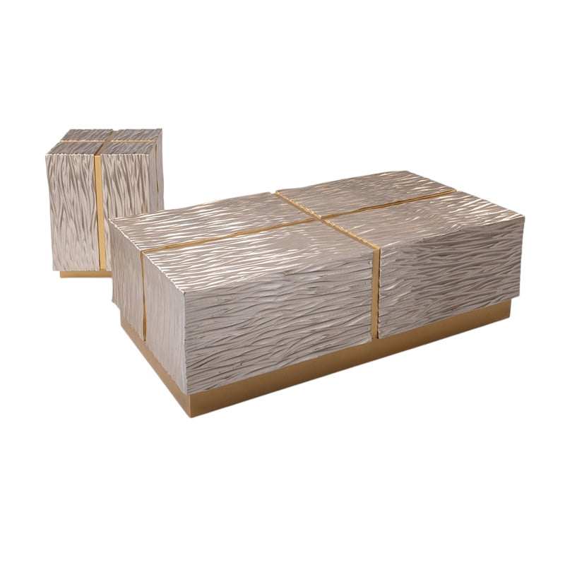 Deeply Rippled Cocktail Table