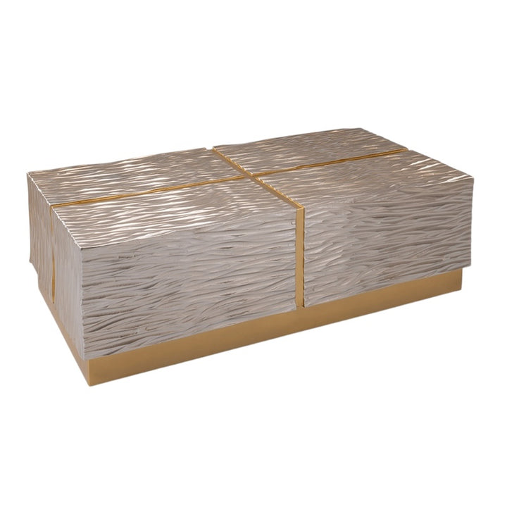 Deeply Rippled Cocktail Table