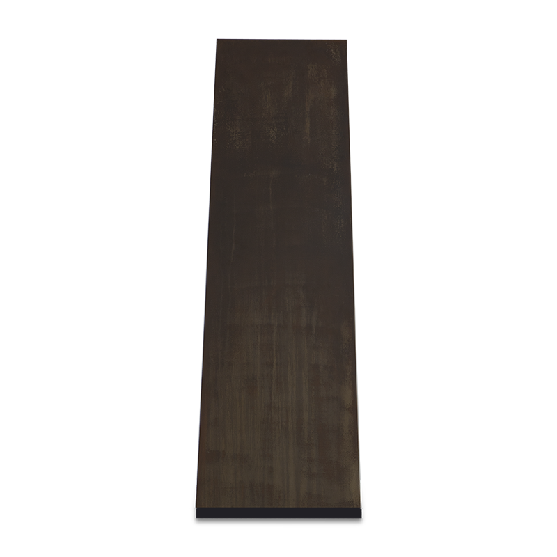 AGED STEEL PEDESTAL