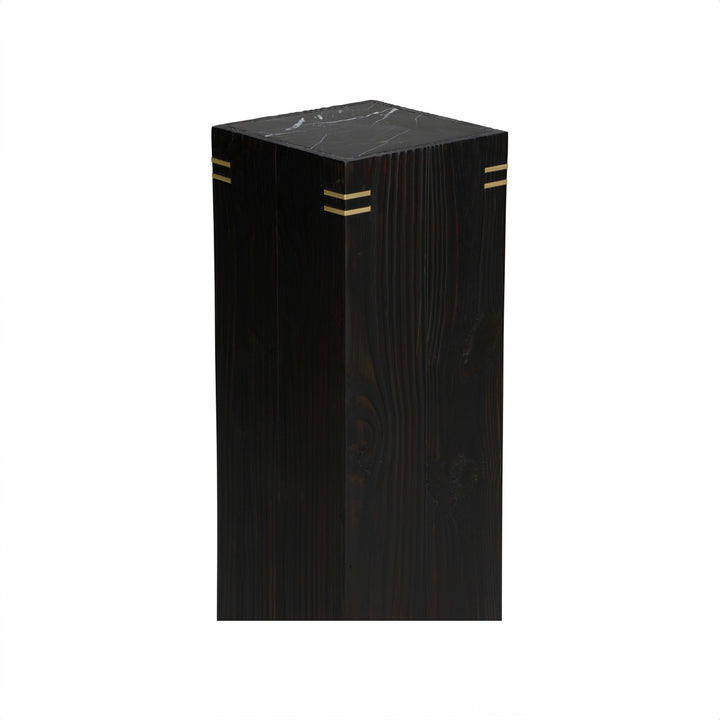 Shou Sugi Ban Pedestal - Tall