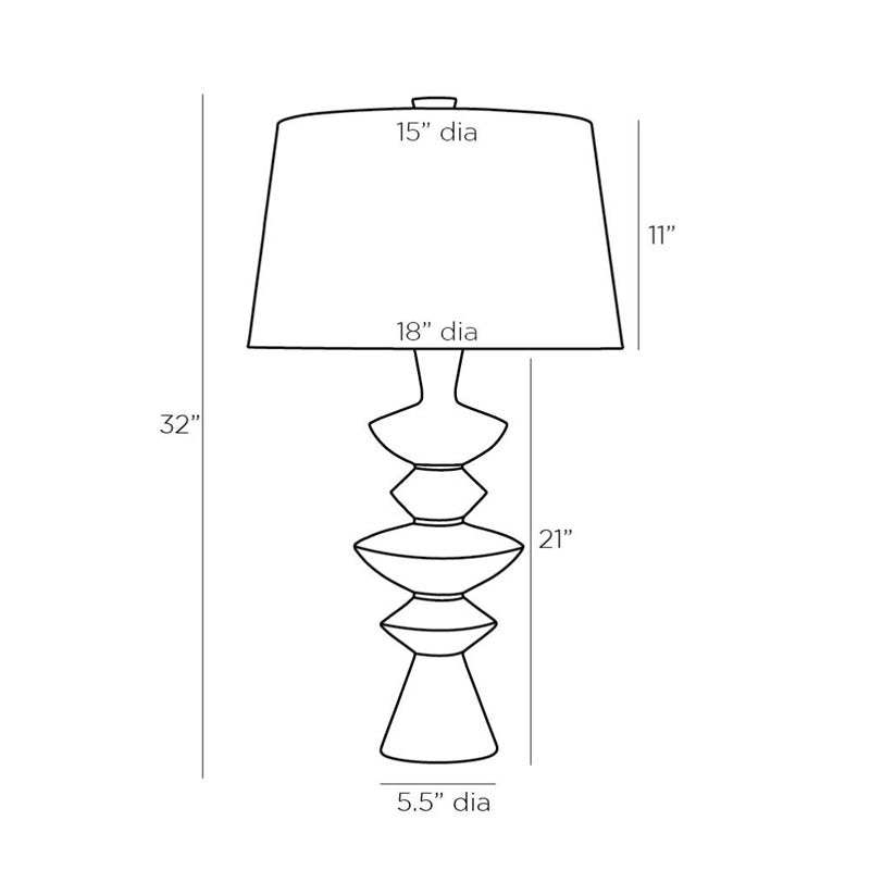 Jillian One Light Table Lamp