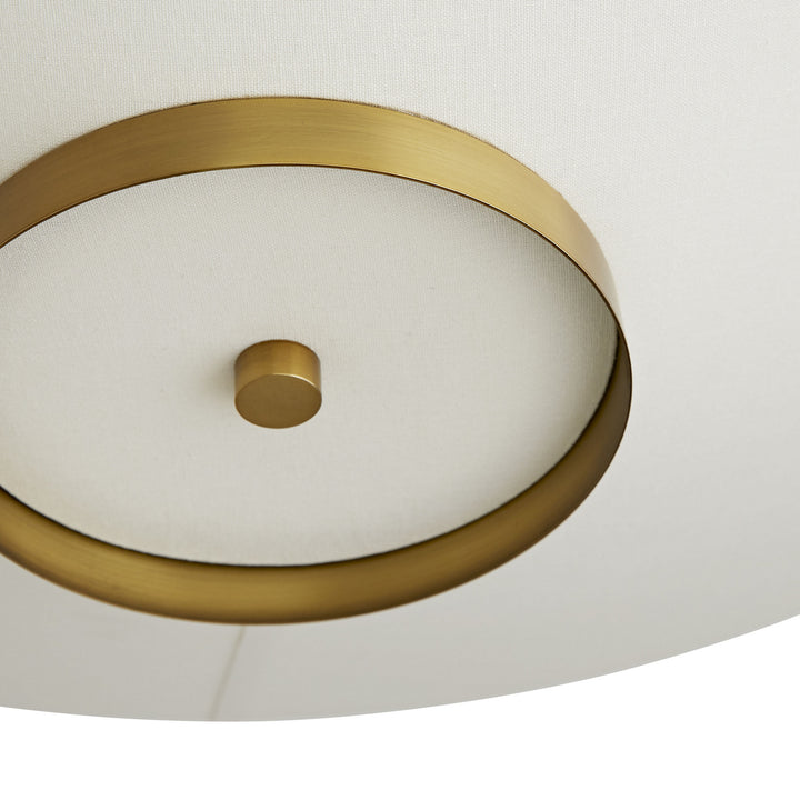 Decker Three Light Flush Mount