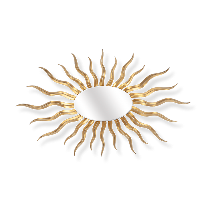 Elliptical Sunburst Mirror