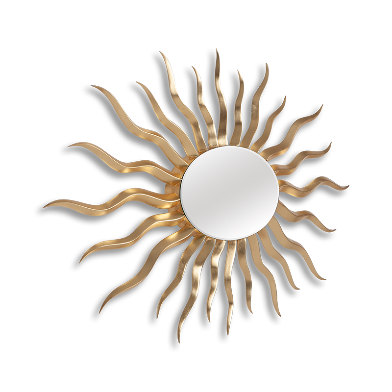 Elliptical Sunburst Mirror