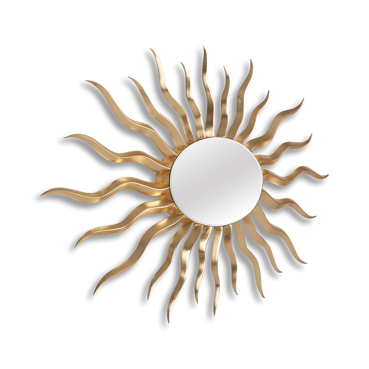 Elliptical Sunburst Mirror