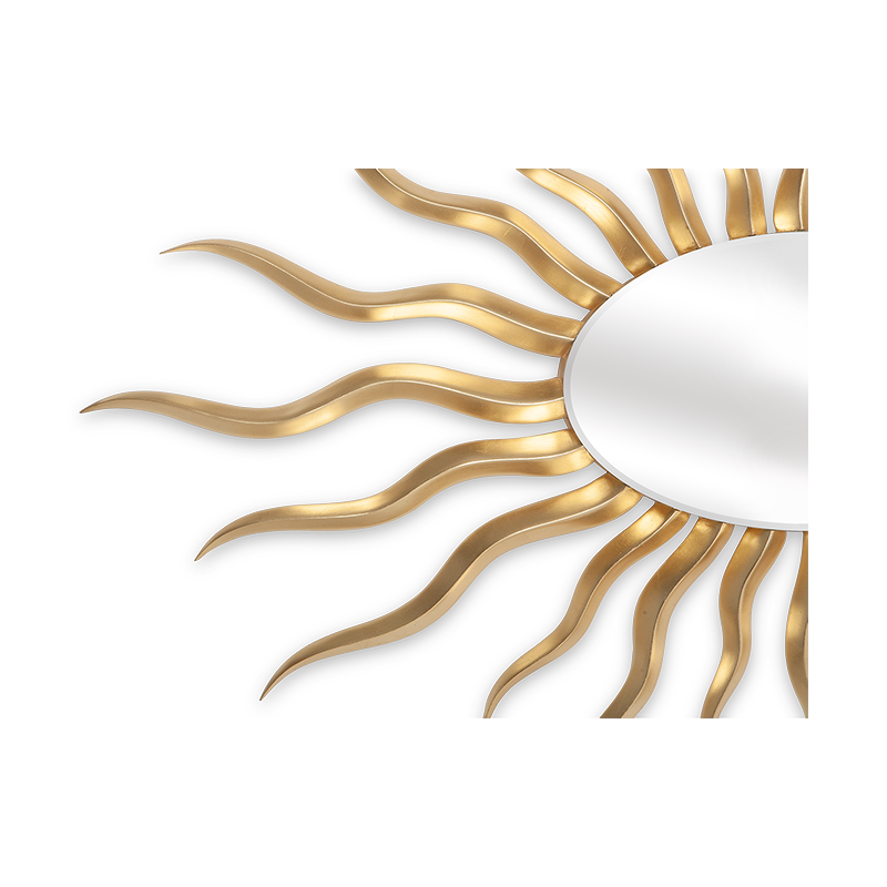 Elliptical Sunburst Mirror