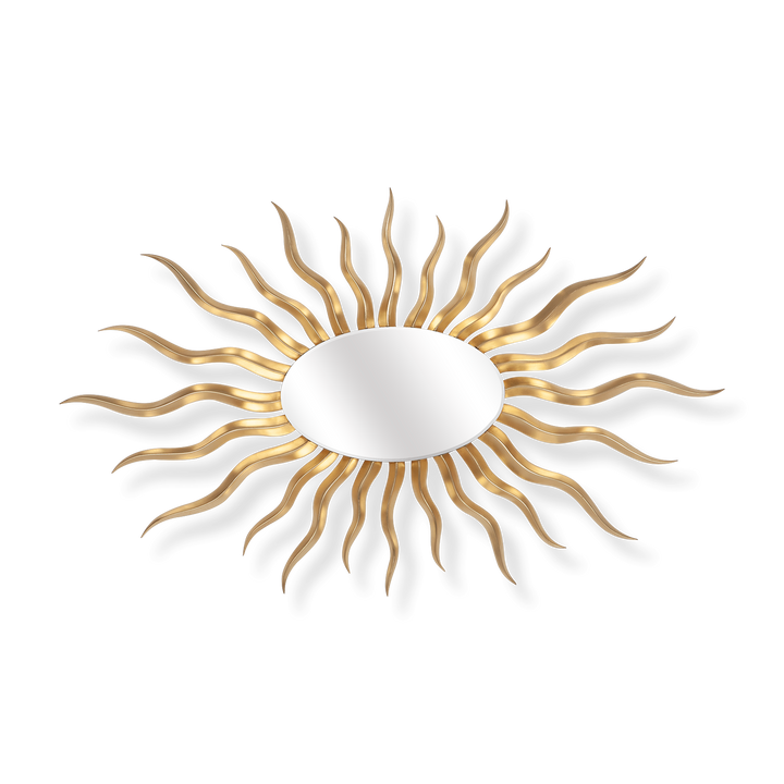 Elliptical Sunburst Mirror
