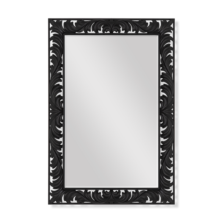 Gris Feathers Mirror