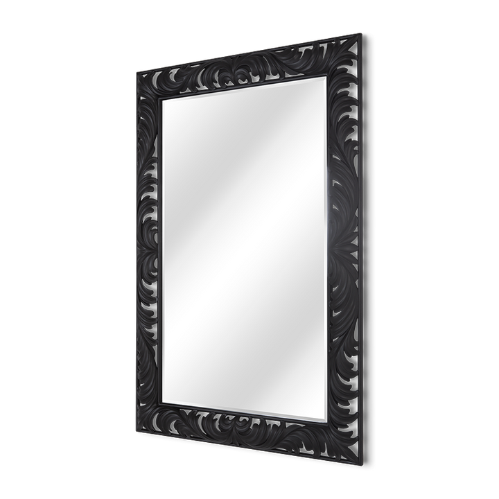 Gris Feathers Mirror